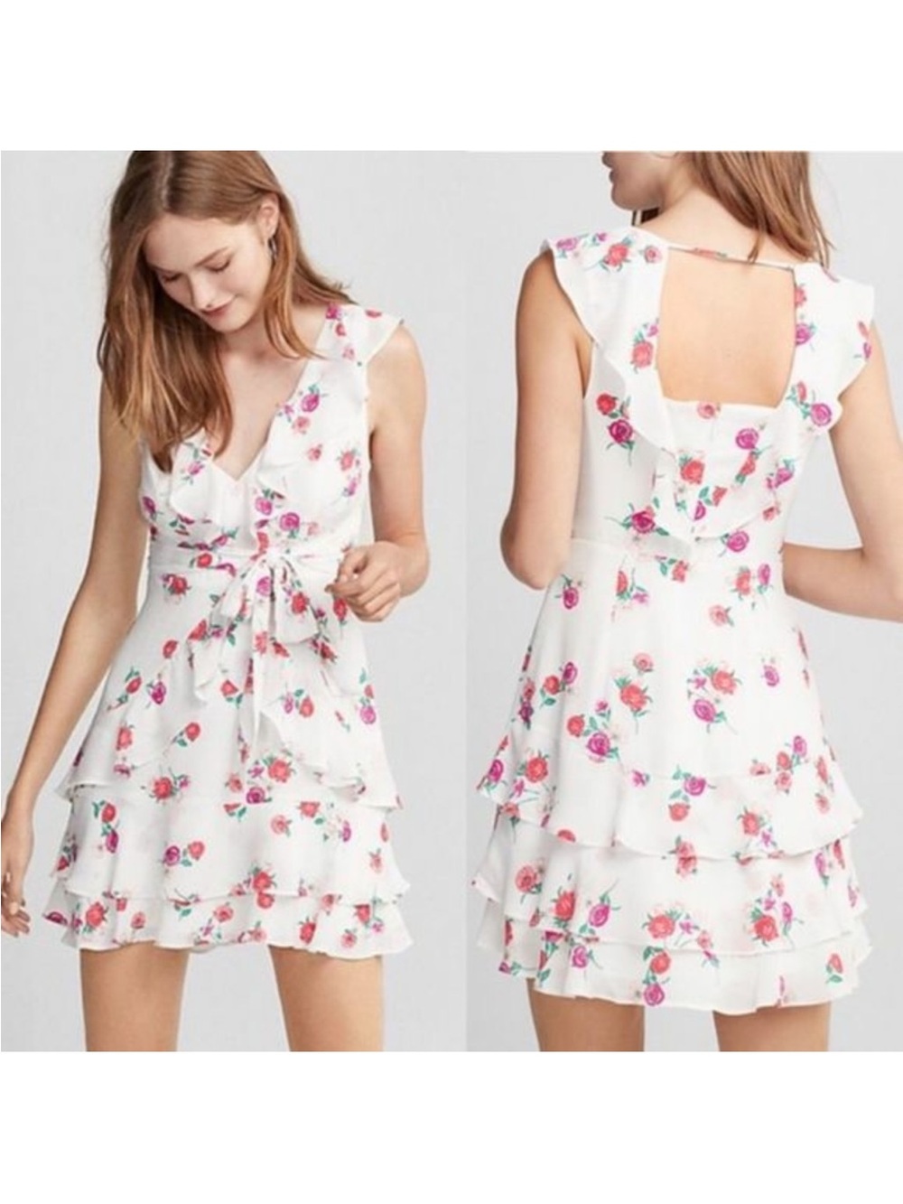 Floral print dress